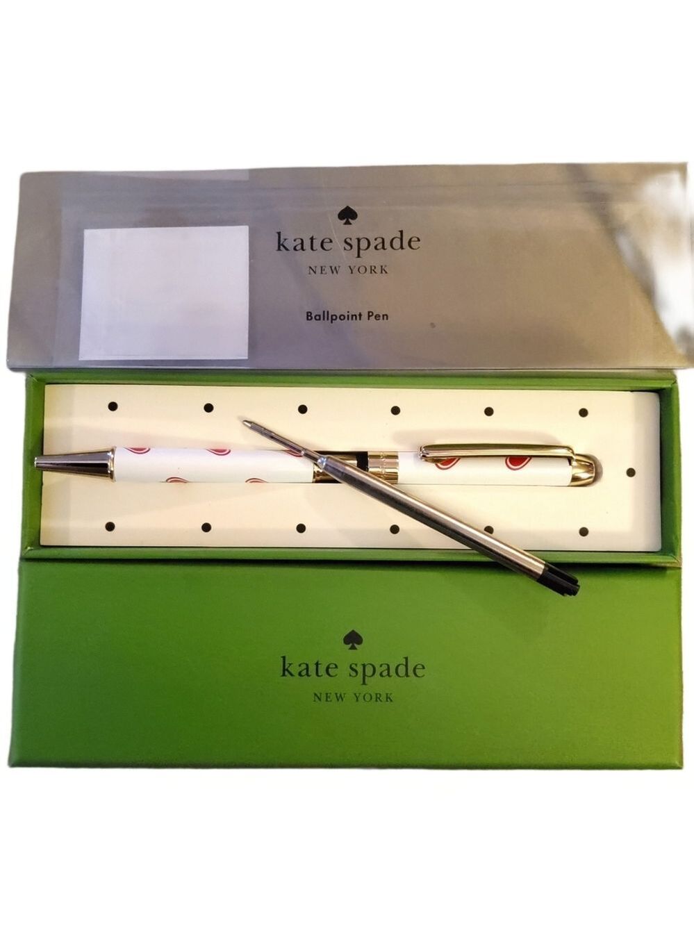 KATE SPADE HEARTFELT GEO BALLPOINT PEN - Picture 3 of 3